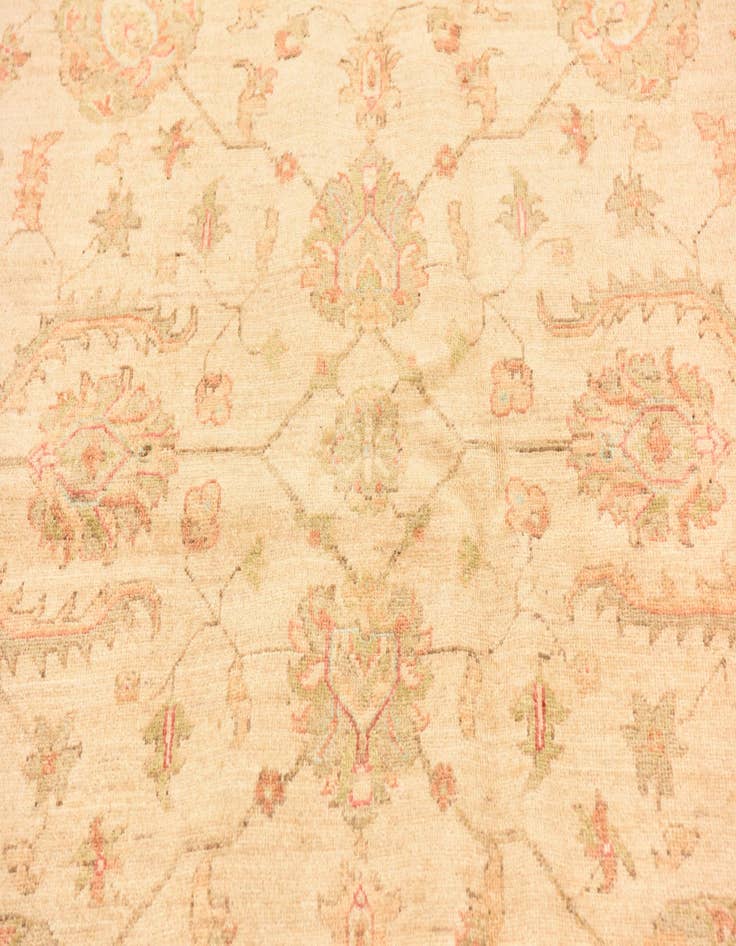Detail image of  5' 7 x 7' 11  Hand Knotted Peshawar Ziegler Rug