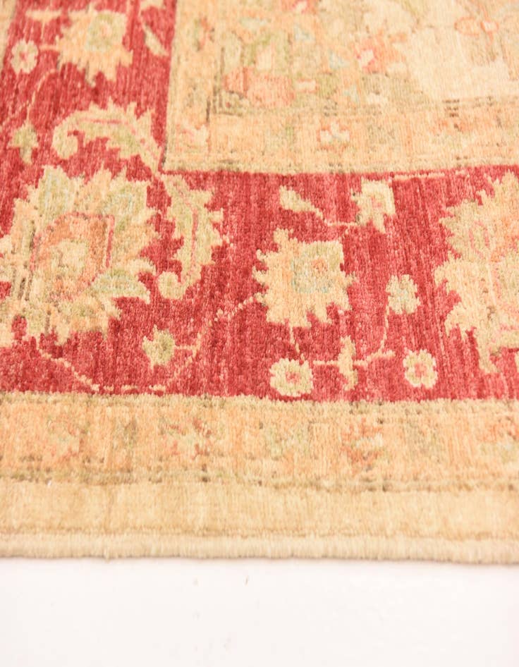 Detail image of  5' 7 x 7' 11  Hand Knotted Peshawar Ziegler Rug