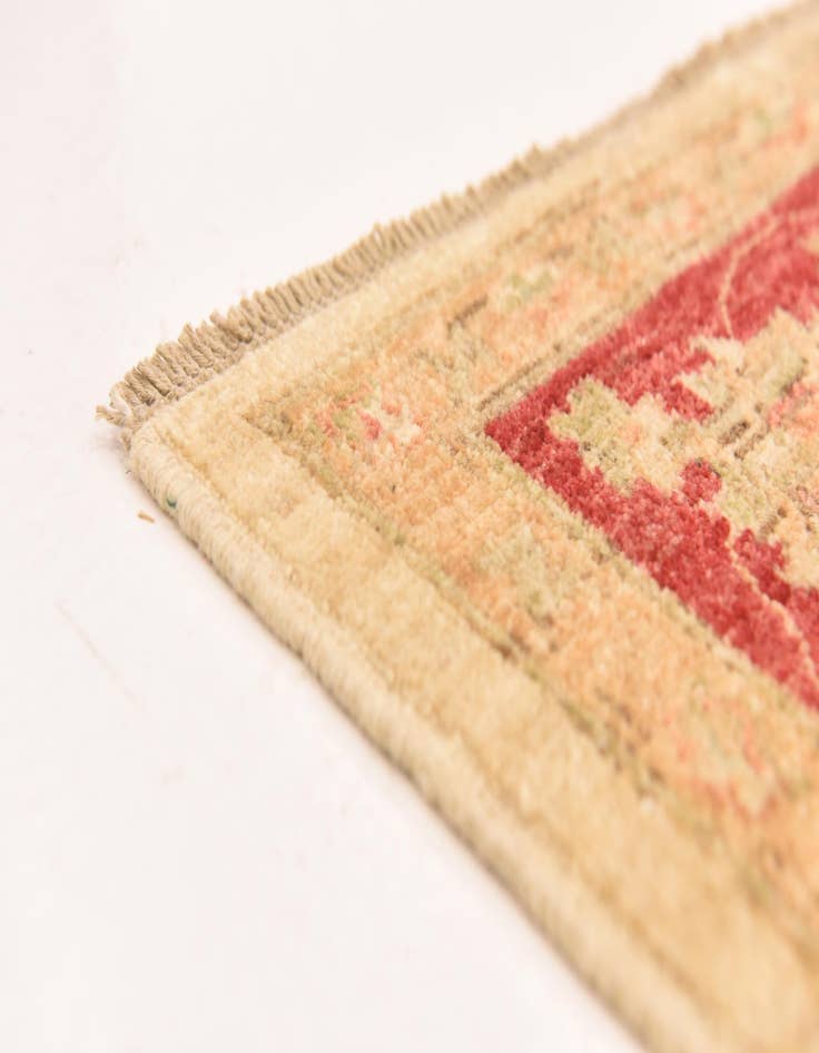 Detail image of  5' 7 x 7' 11  Hand Knotted Peshawar Ziegler Rug