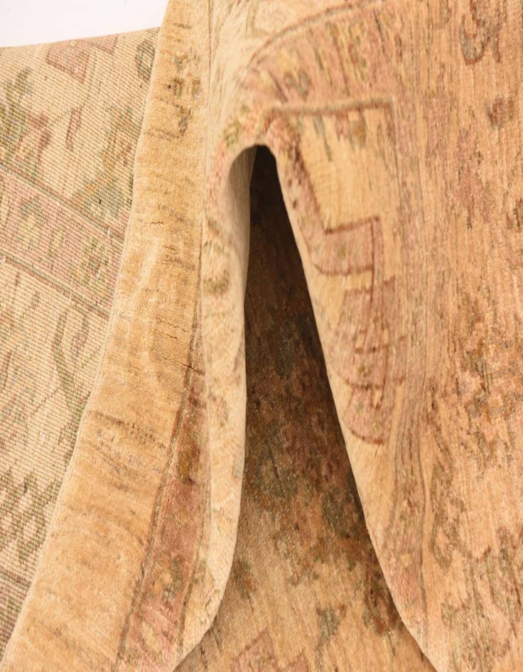 Detail image of  8' 2 x 9' 7  Hand Knotted Peshawar Ziegler Rug