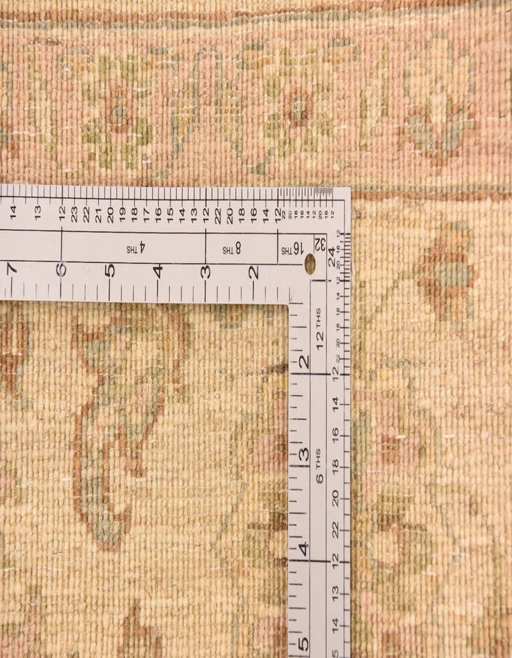 Detail image of  8' 2 x 9' 7  Hand Knotted Peshawar Ziegler Rug