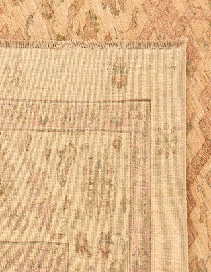 Detail image of  8' 2 x 9' 7  Hand Knotted Peshawar Ziegler Rug