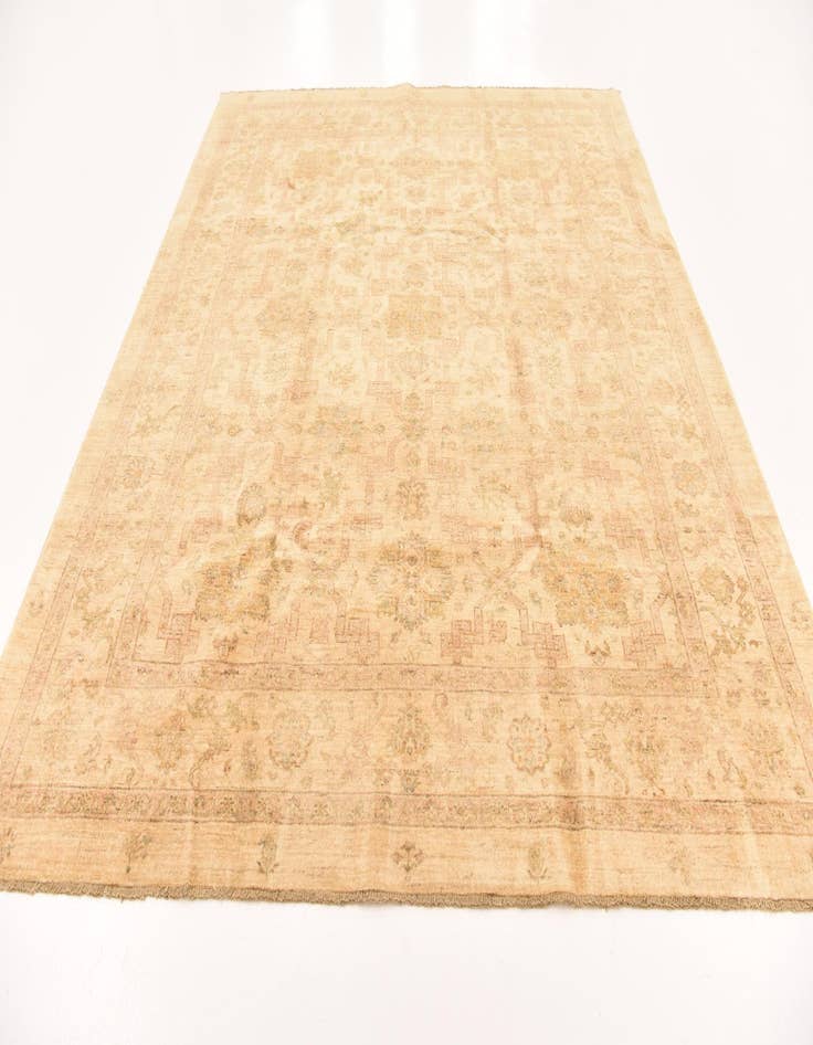 Detail image of  8' 2 x 9' 7  Hand Knotted Peshawar Ziegler Rug