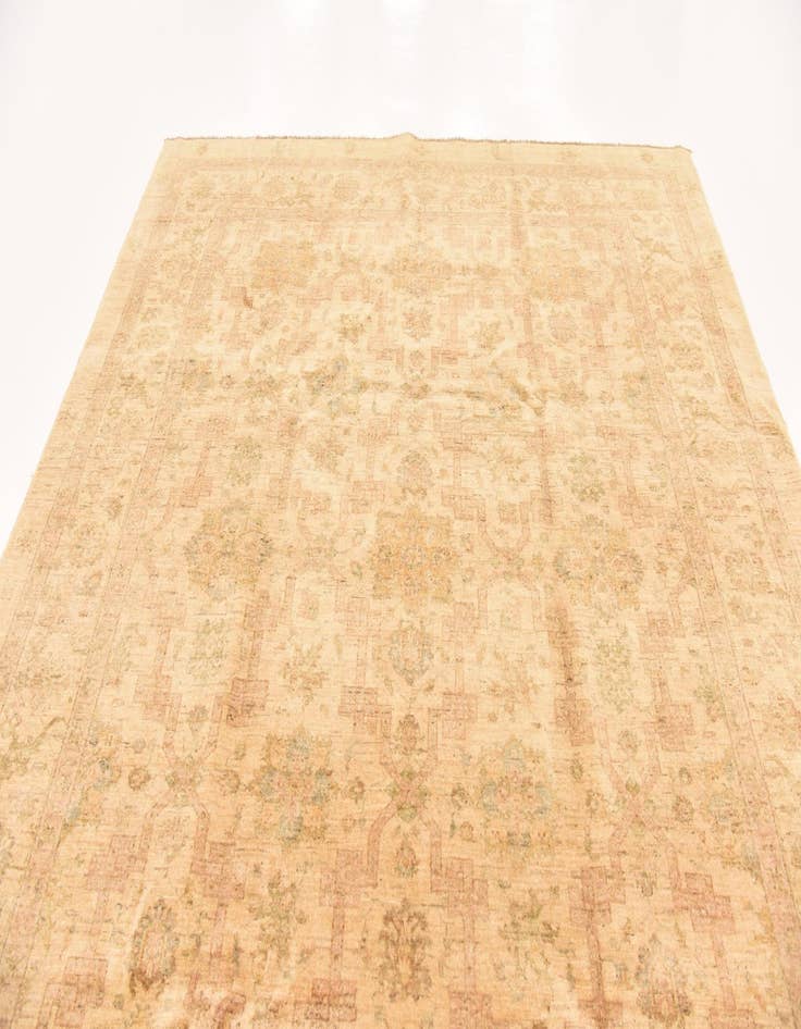 Detail image of  8' 2 x 9' 7  Hand Knotted Peshawar Ziegler Rug