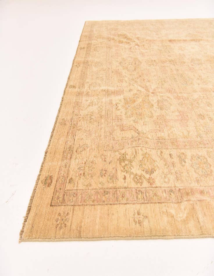 Detail image of  8' 2 x 9' 7  Hand Knotted Peshawar Ziegler Rug