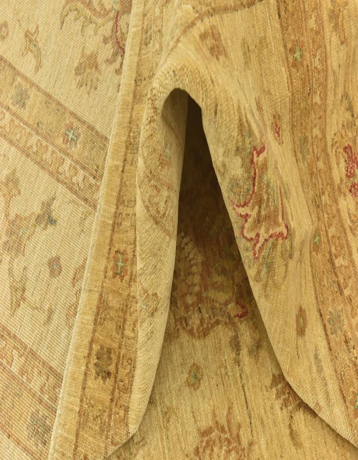 Detail image of  7' 1 x 9' 10  Hand Knotted Peshawar Ziegler Rug