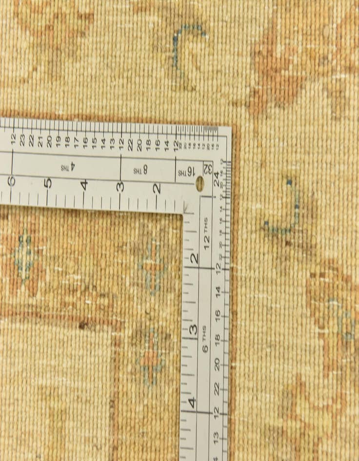 Detail image of  7' 1 x 9' 10  Hand Knotted Peshawar Ziegler Rug