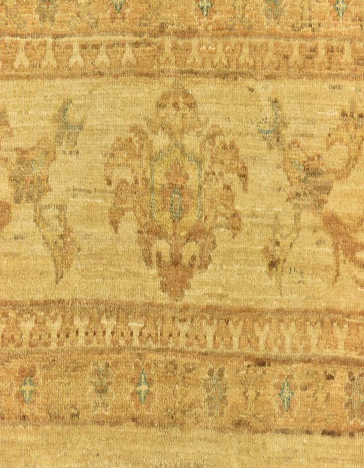 Detail image of  7' 1 x 9' 10  Hand Knotted Peshawar Ziegler Rug