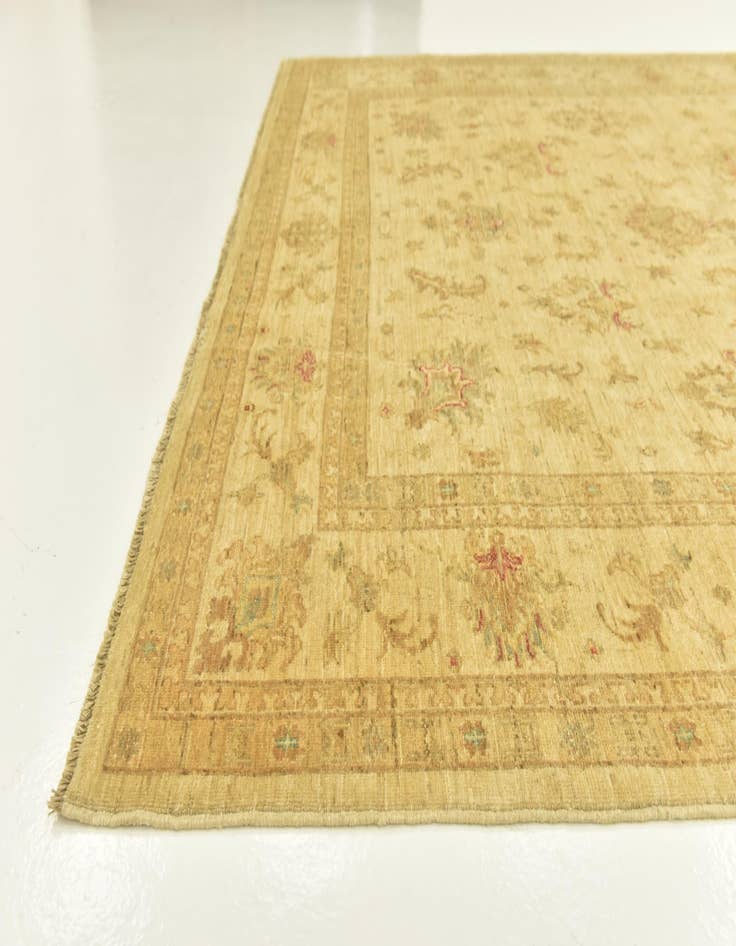 Detail image of  7' 1 x 9' 10  Hand Knotted Peshawar Ziegler Rug