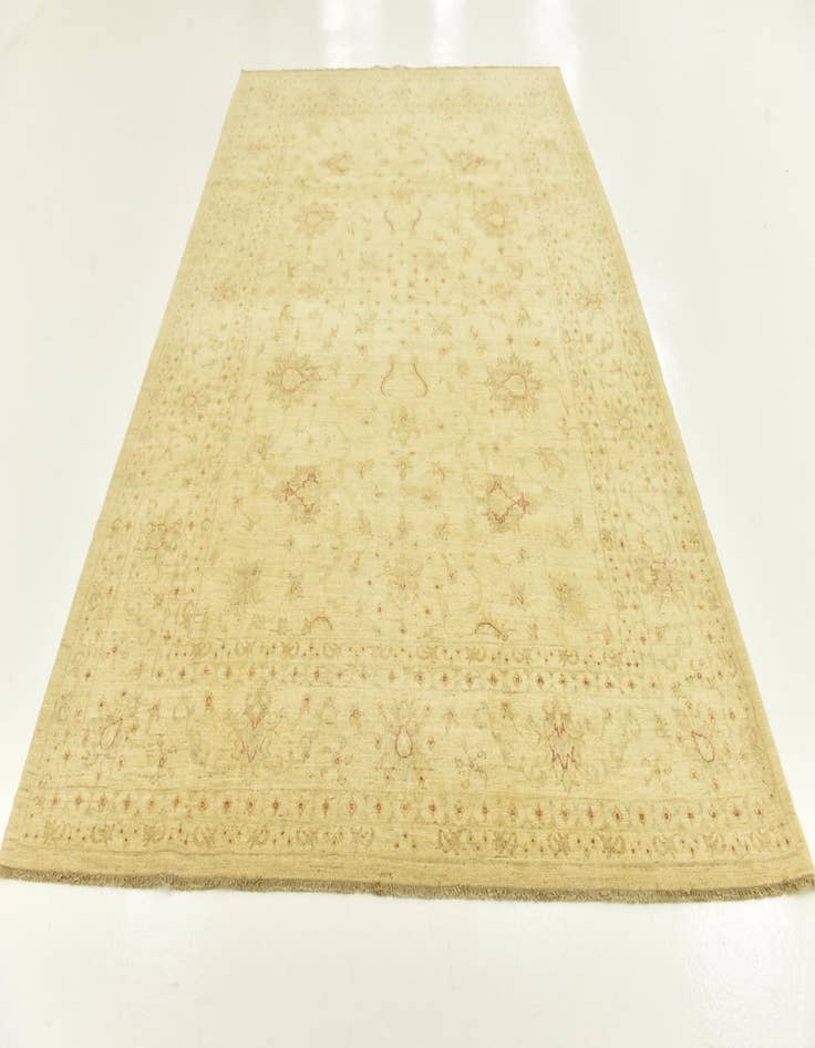 Detail image of  7' 1 x 10'  Hand Knotted Peshawar Ziegler Rug