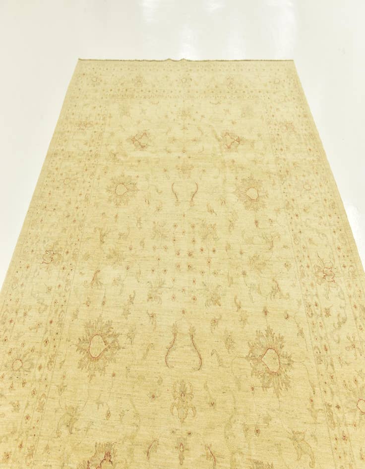 Detail image of  7' 1 x 10'  Hand Knotted Peshawar Ziegler Rug