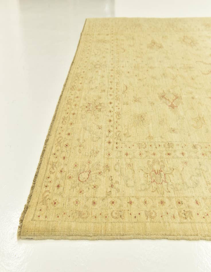 Detail image of  7' 1 x 10'  Hand Knotted Peshawar Ziegler Rug