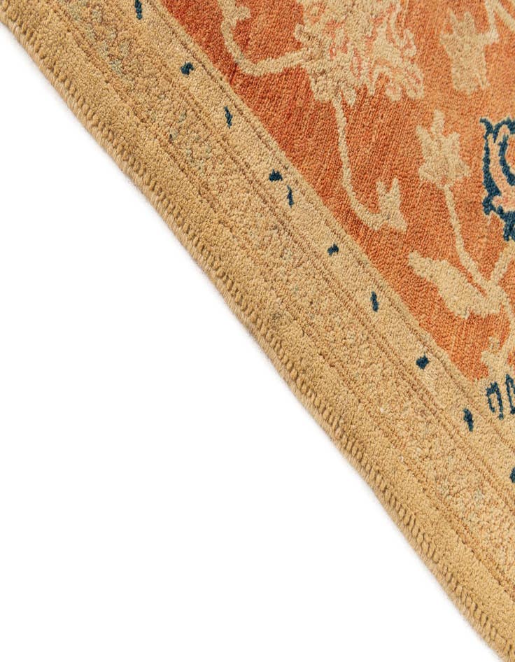 Detail image of  9' 1 x 12' 7  Hand Knotted Peshawar Ziegler Rug