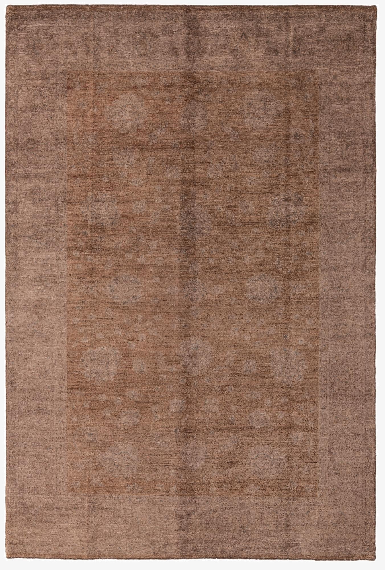  6' 3 x 9' 4  Hand Knotted Peshawar Ziegler Rug