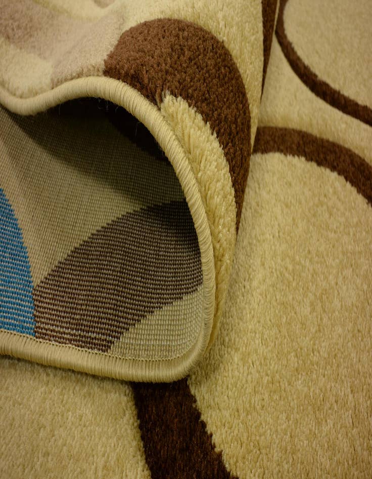 Detail image of  6' 7 x 10' Reproduction Gabbeh Rug