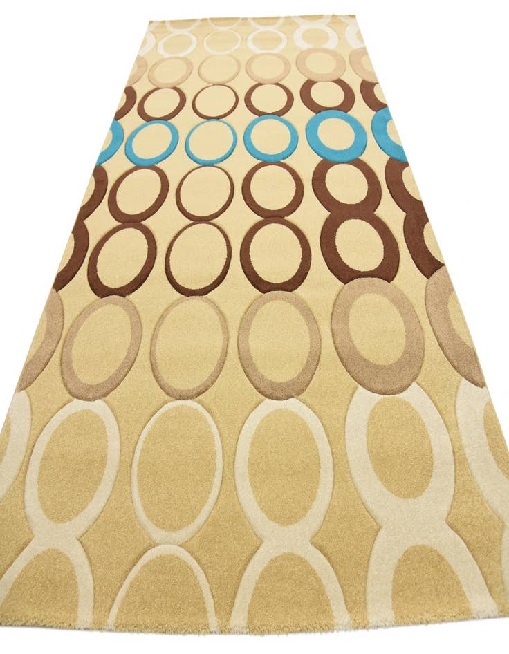 Detail image of  6' 7 x 10' Reproduction Gabbeh Rug