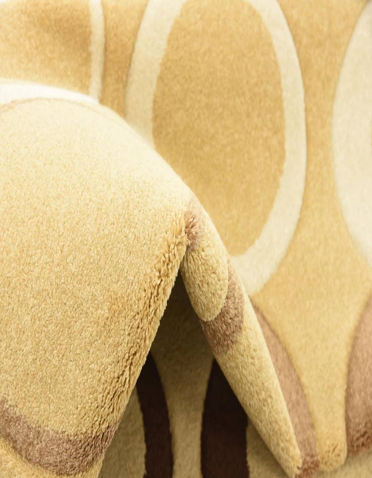 Detail image of  6' 7 x 10' Reproduction Gabbeh Rug