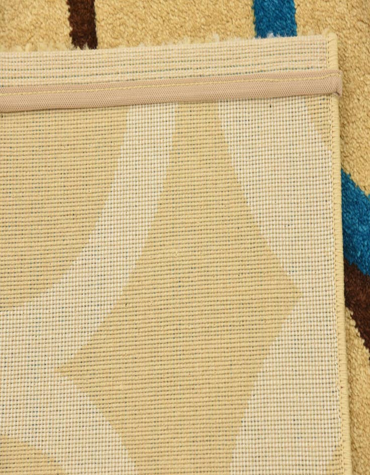 Detail image of  6' 7 x 10' Reproduction Gabbeh Rug