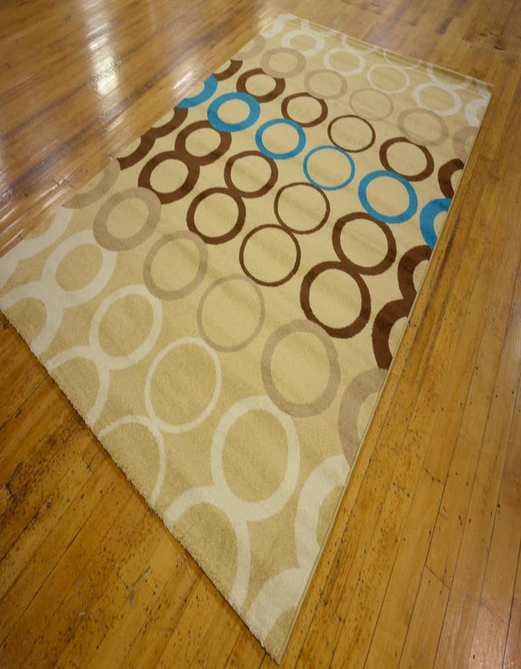 Detail image of  6' 7 x 10' Reproduction Gabbeh Rug