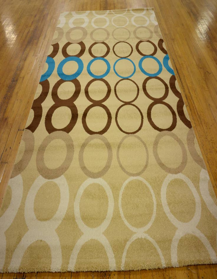 Detail image of  6' 7 x 10' Reproduction Gabbeh Rug