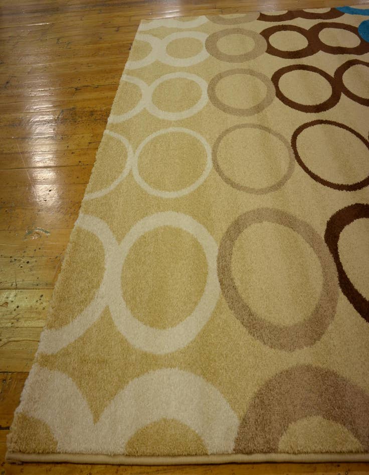 Detail image of  6' 7 x 10' Reproduction Gabbeh Rug