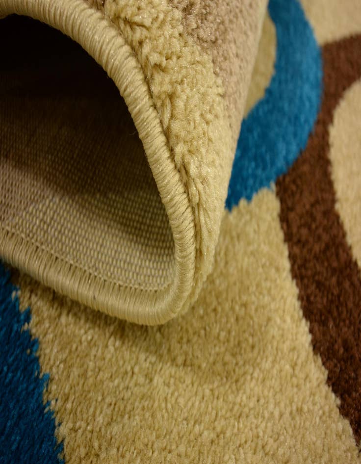 Detail image of  6' 7 x 10' Reproduction Gabbeh Rug