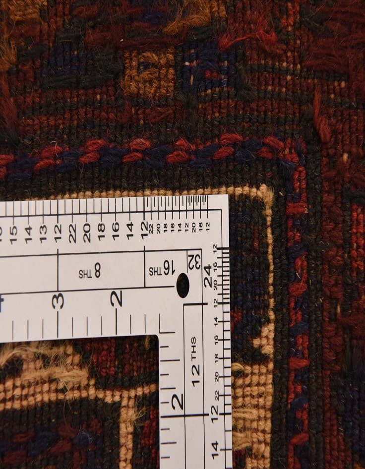 Detail image of 6' 5 x 9' Hand Knotted Sumak Oriental Wool Rug