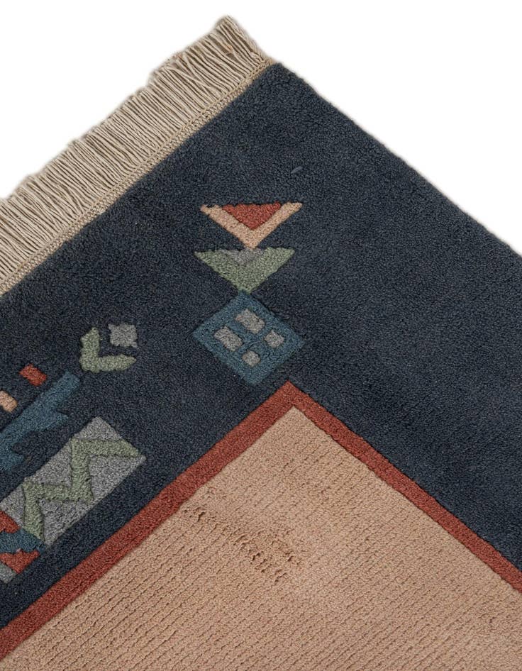 Detail image of  8' 3 x 11' 7  Hand Knotted Tibet Wool Rug