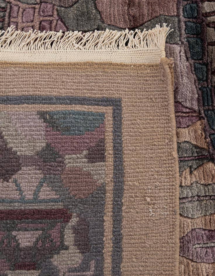 Detail image of  10' 1 x 12' 10  Hand Knotted Tibet Wool Rug