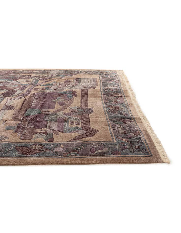 Detail image of  10' 1 x 12' 10  Hand Knotted Tibet Wool Rug