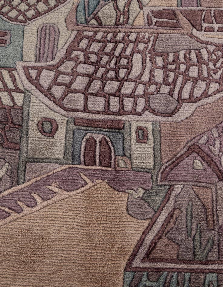 Detail image of  10' 1 x 12' 10  Hand Knotted Tibet Wool Rug