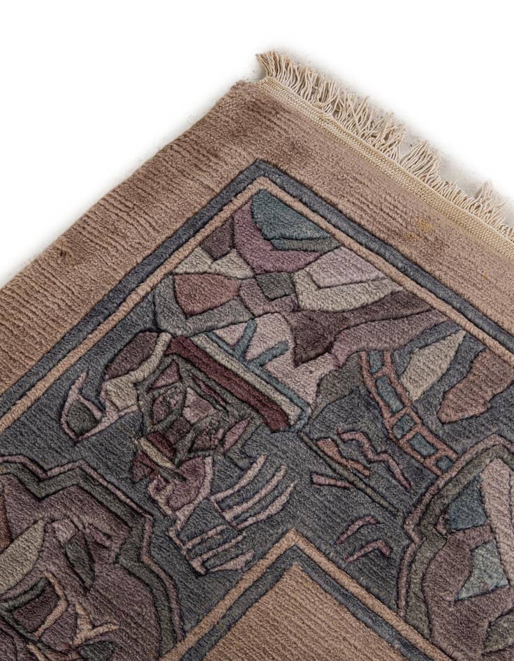 Detail image of  10' 1 x 12' 10  Hand Knotted Tibet Wool Rug