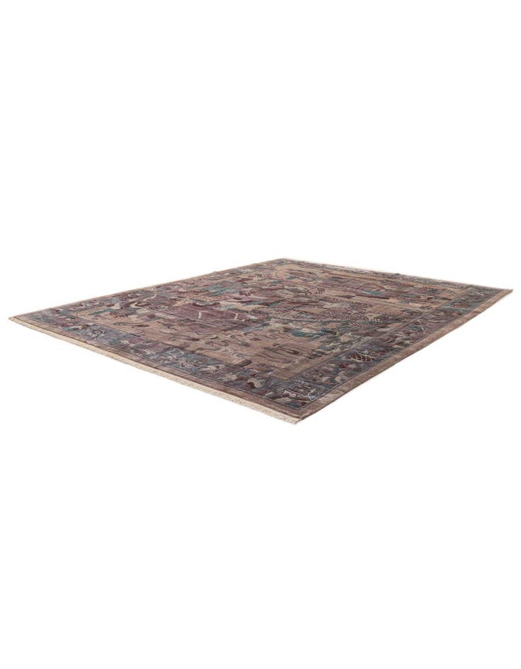 Detail image of  10' x 12' 7  Hand Knotted Tibet Wool Rug