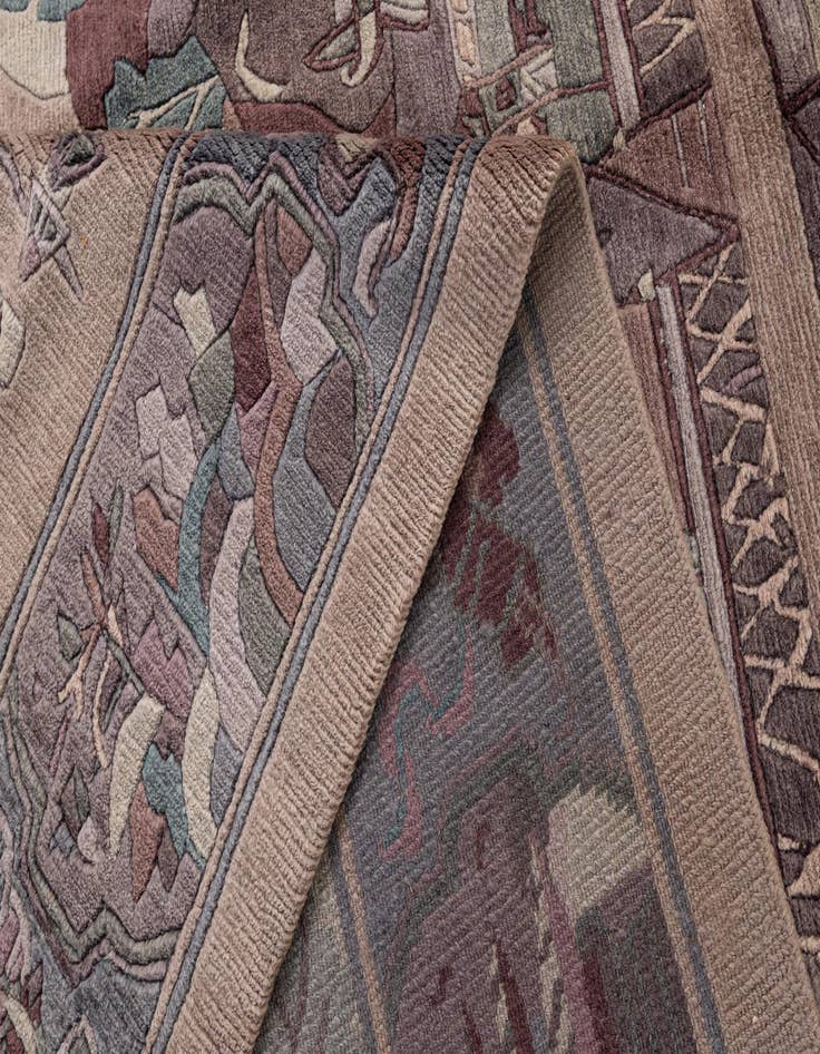 Detail image of  10' x 12' 7  Hand Knotted Tibet Wool Rug