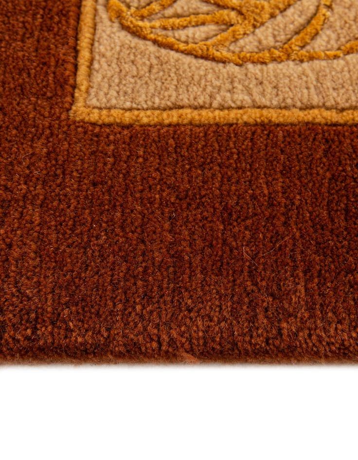 Detail image of  5' 8 x 7' 10  Hand Knotted Tibet Rug