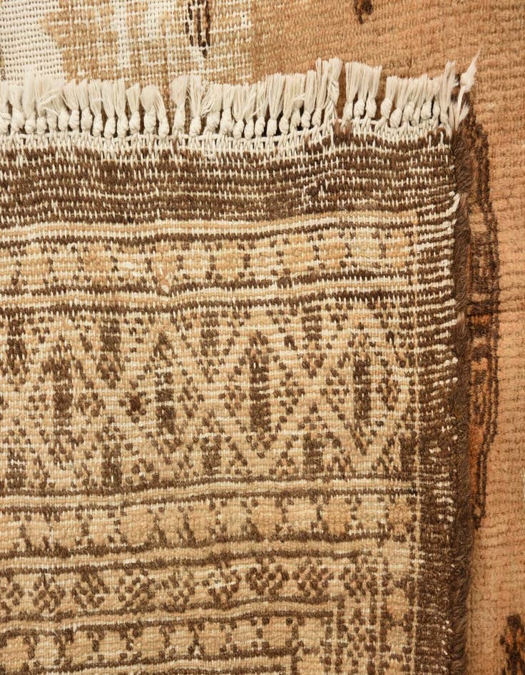 Detail image of  3' 1 x 5' 1  Hand Knotted Torkaman Persian Wool Rug