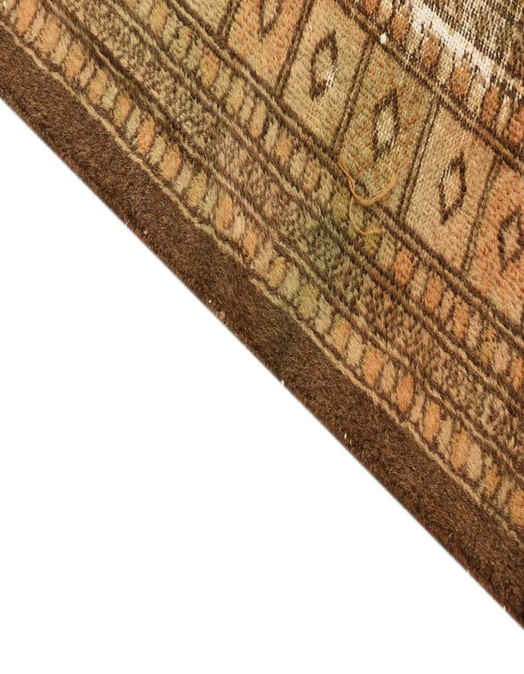 Detail image of  3' 1 x 5' 1  Hand Knotted Torkaman Persian Wool Rug