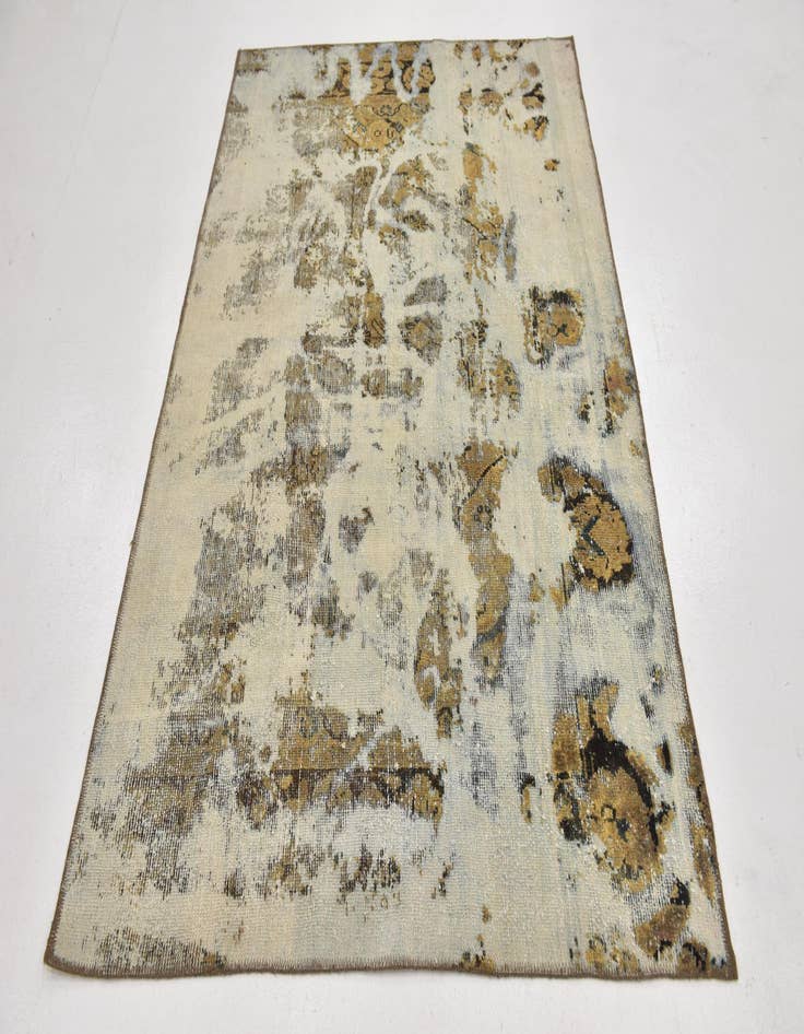 Detail image of  4' 5 x 6' 8  Hand Knotted Ultra Vintage Persian Wool Rug