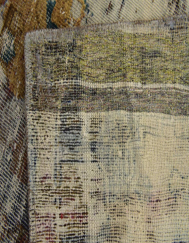 Detail image of  4' 3 x 6' 8  Hand Knotted Ultra Vintage Persian Wool Rug