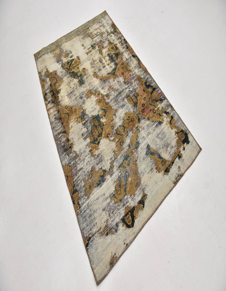 Detail image of  4' 3 x 6' 8  Hand Knotted Ultra Vintage Persian Wool Rug