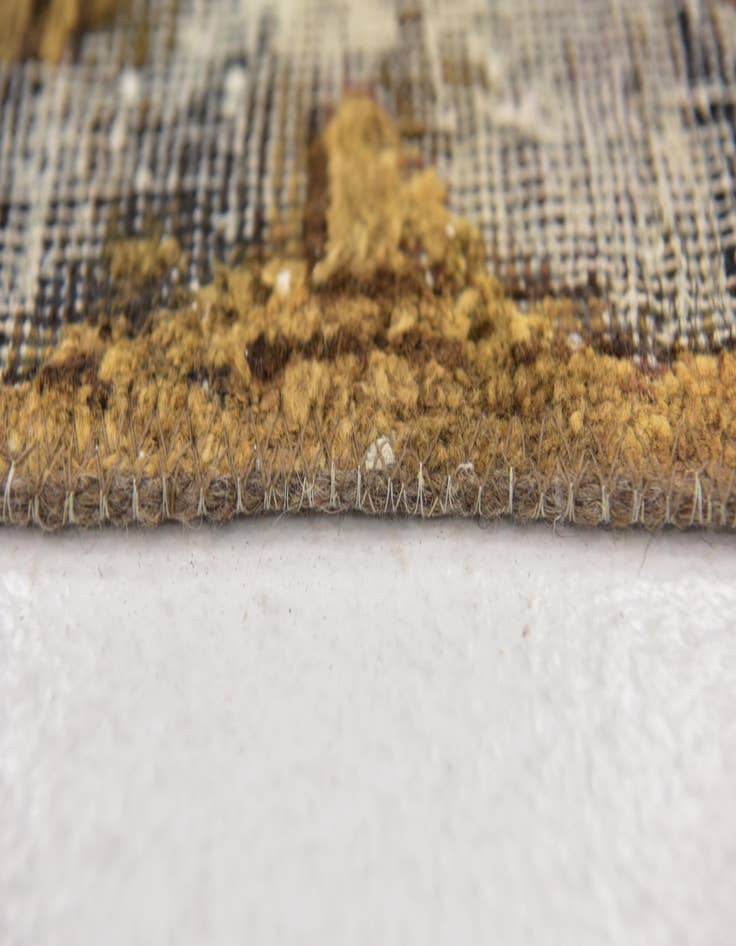 Detail image of  4' 3 x 6' 8  Hand Knotted Ultra Vintage Persian Wool Rug