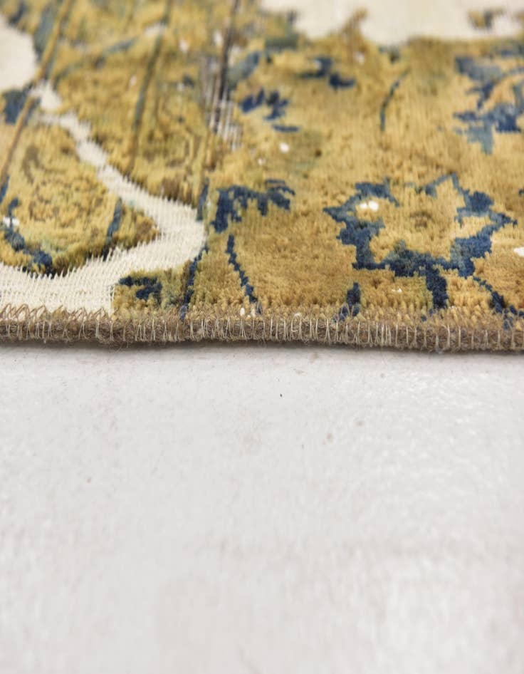 Detail image of  5' 10 x 8' 5  Hand Knotted Ultra Vintage Persian Wool Rug