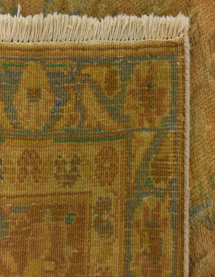 Detail image of  9' 3 x 12' 7  Hand Knotted Ultra Vintage Persian Wool Rug