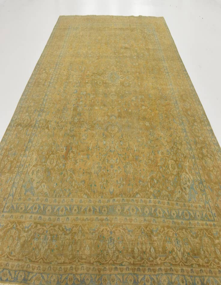 Detail image of  9' 3 x 12' 7  Hand Knotted Ultra Vintage Persian Wool Rug