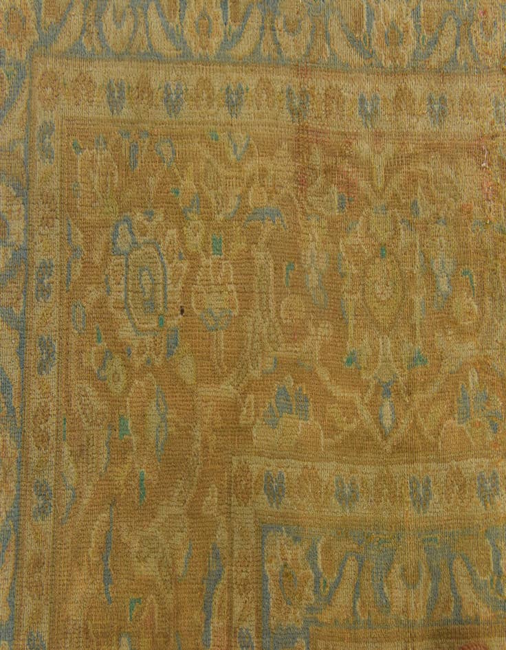 Detail image of  9' 3 x 12' 7  Hand Knotted Ultra Vintage Persian Wool Rug