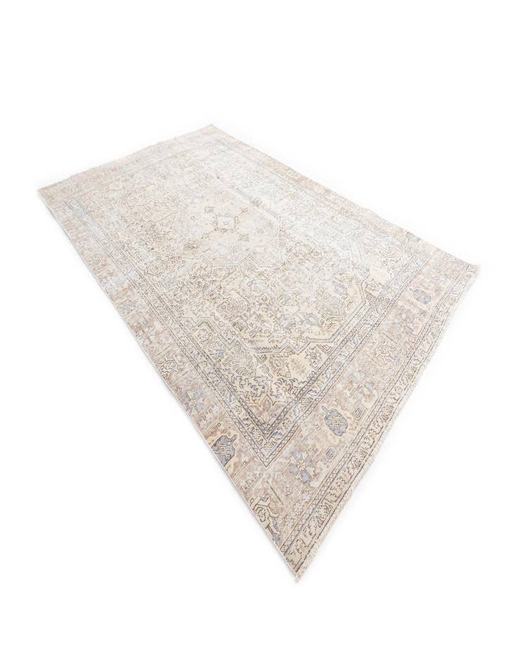 Detail image of  6' 10 x 10' 8  Hand Knotted Ultra Vintage Persian Wool Rug