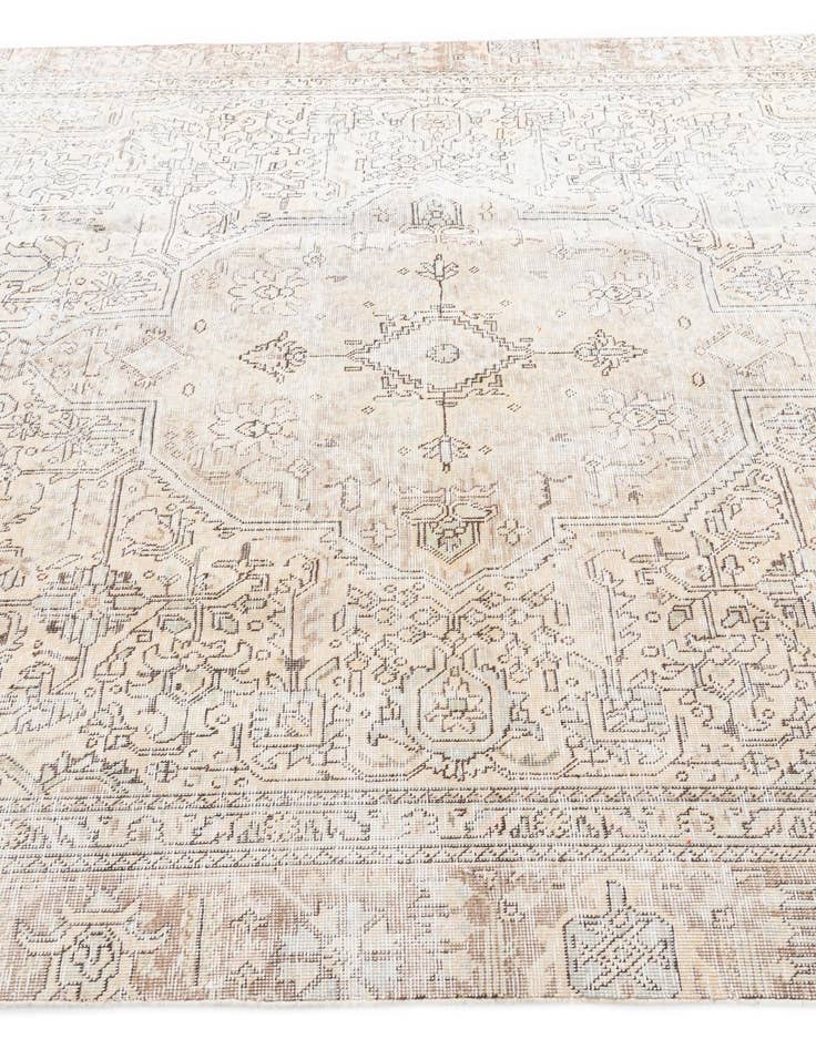 Detail image of  6' 10 x 10' 8  Hand Knotted Ultra Vintage Persian Wool Rug