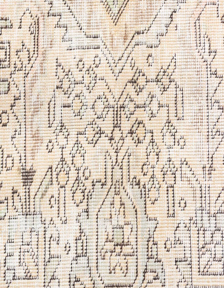 Detail image of  6' 10 x 10' 8  Hand Knotted Ultra Vintage Persian Wool Rug