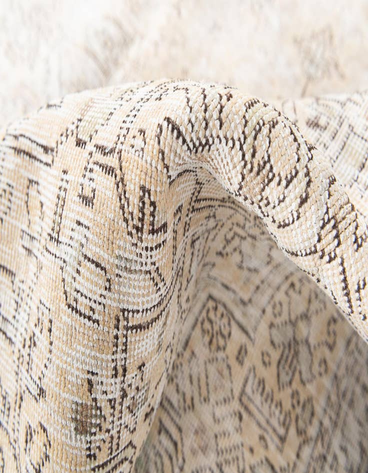 Detail image of  6' 10 x 10' 8  Hand Knotted Ultra Vintage Persian Wool Rug