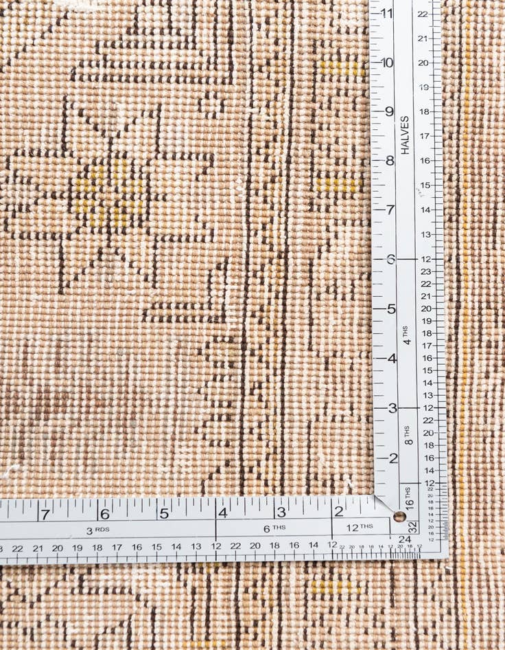 Detail image of  6' 10 x 10' 8  Hand Knotted Ultra Vintage Persian Wool Rug